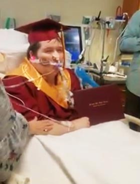 Teenage patient at Johnson City Medical Center fulfills dream of high school degree two days before passing away