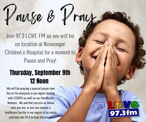 Pause & Pray: Local radio station to hold special prayer today (Thursday) at noon