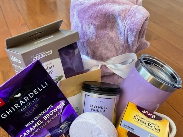 Sign up today to win a lavender prize basket