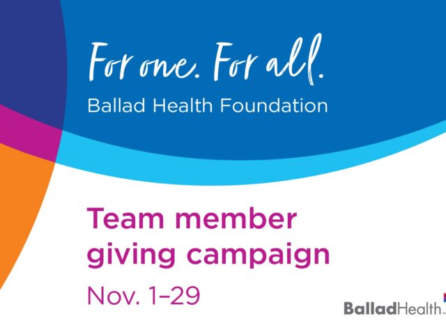 ‘For one. For all.’ Our Team Member Giving Campaign starts Nov. 1