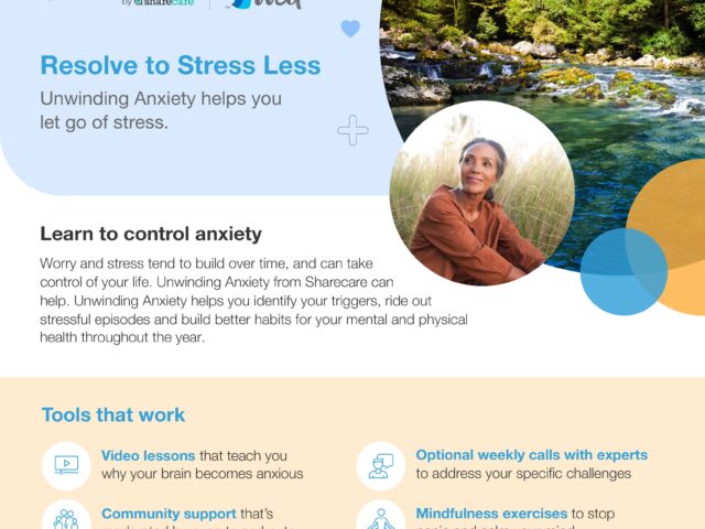 B-Well Powered by Sharecare now offering free ‘Unwinding Anxiety’ stress relief program