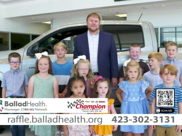 Check out our Niswonger Children’s Network Raffle video — and purchase your ticket for a chance to win a new Chevy truck!